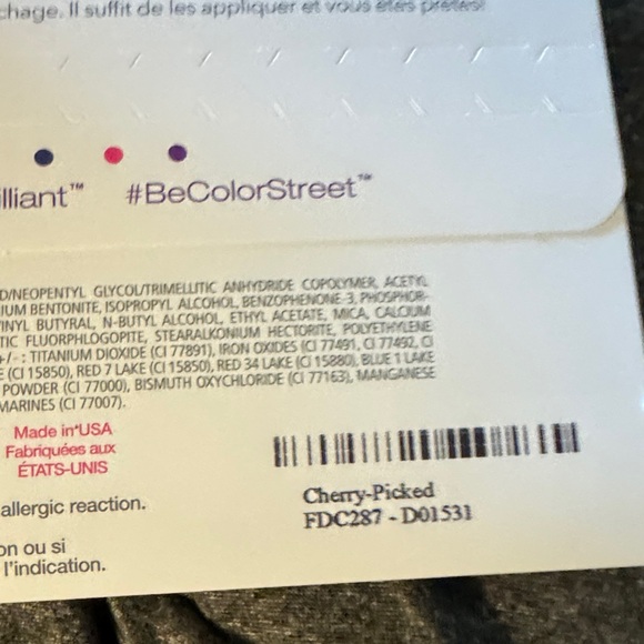 Retired Color Street Mixed Design Nail Strips Set - Picture 3 of 9